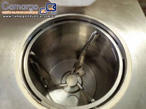 Produtora de sorvete gelato italiano em inox Frigomat 80 / 100 litros